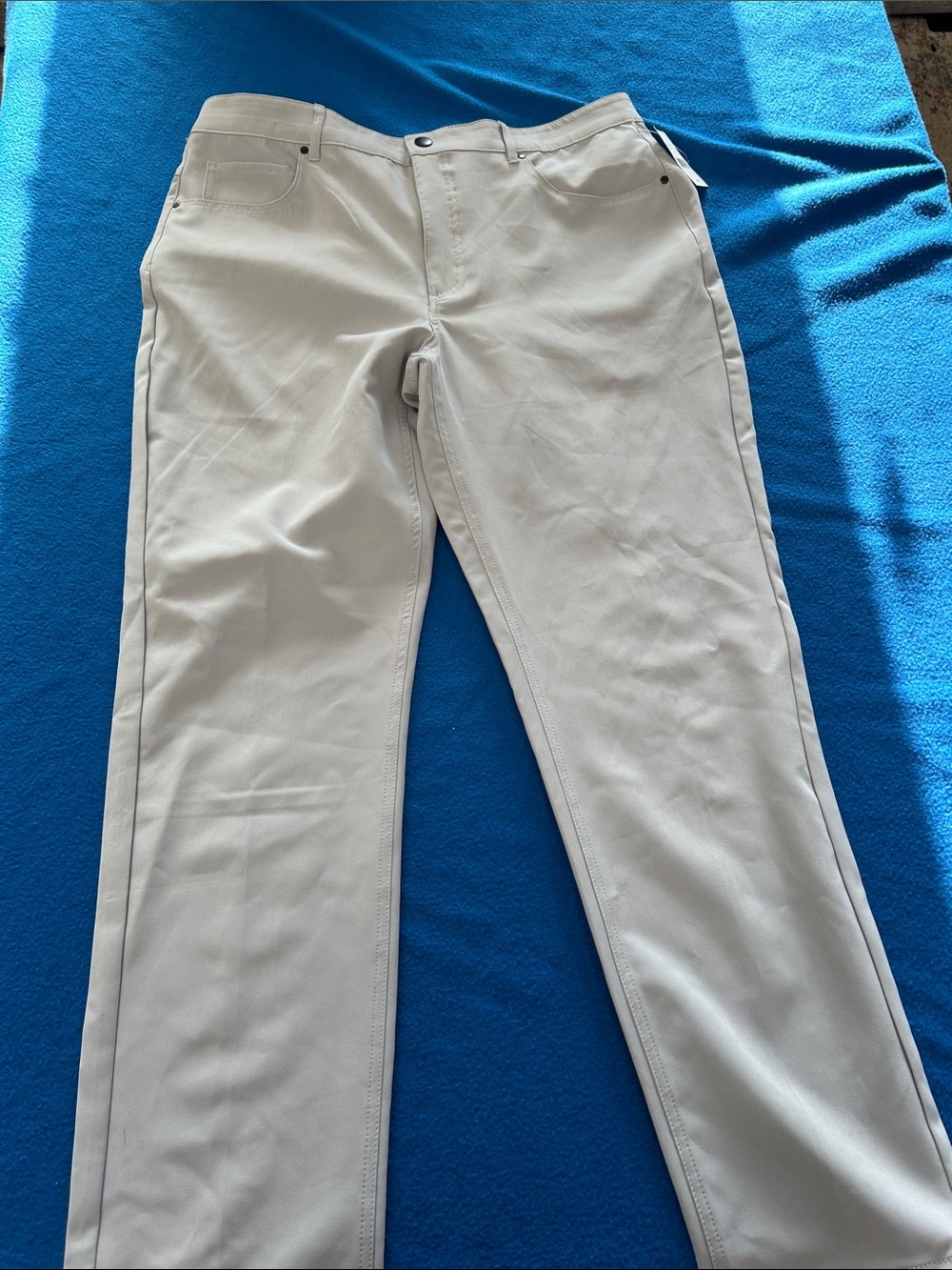 Saks Fifth Avenue Light Gray Men's Chinos